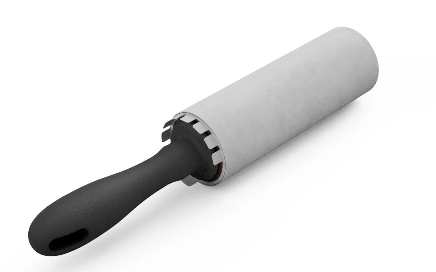 TABEM lint roller product render showing the handle and refill assembly